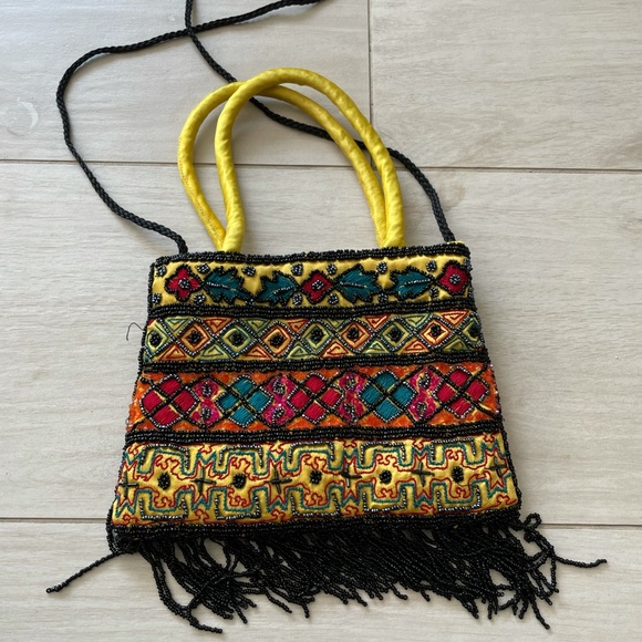 Hand beaded handbag - Picture 2 of 4